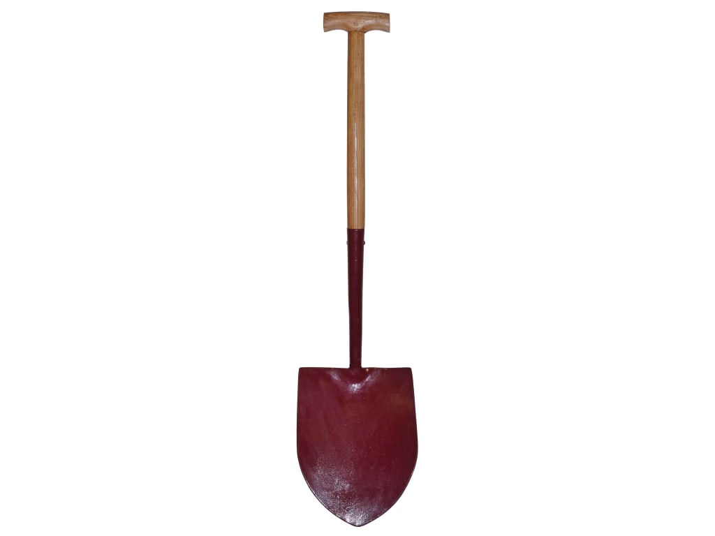Solid Socket Shovel Round No.2 T-Handle                                         