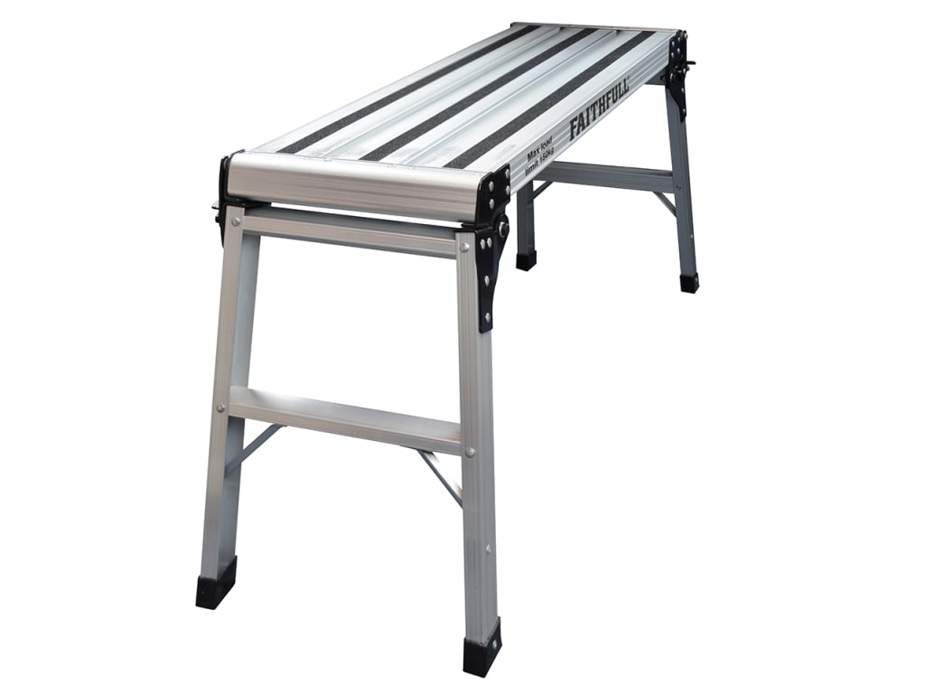 Fold Away Step Up Aluminium L100 x H52 x W30cm                                  