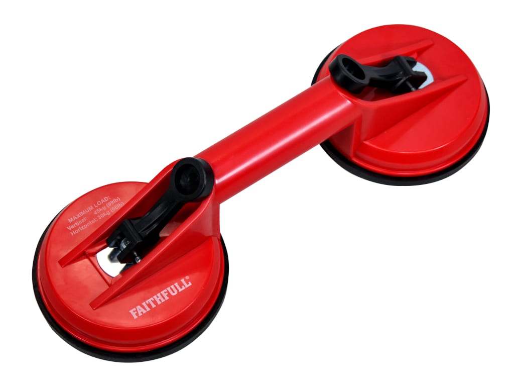 Double Pad Suction Lifter 120mm Pads                                            