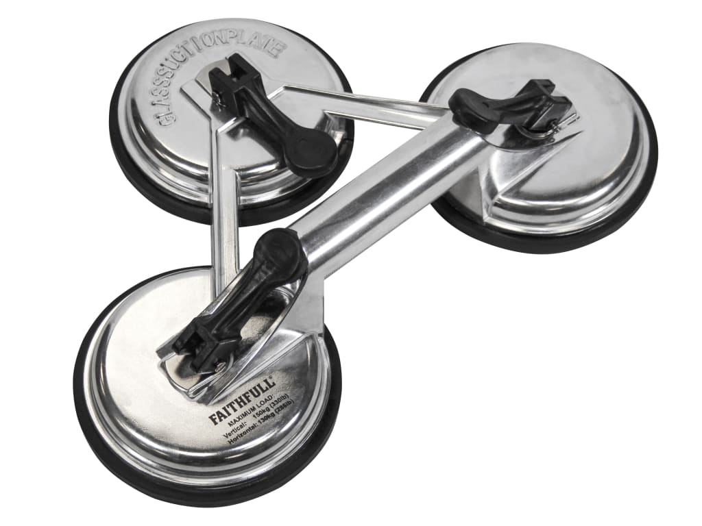 Triple Pad Aluminium Pro Suction Lifter                                         