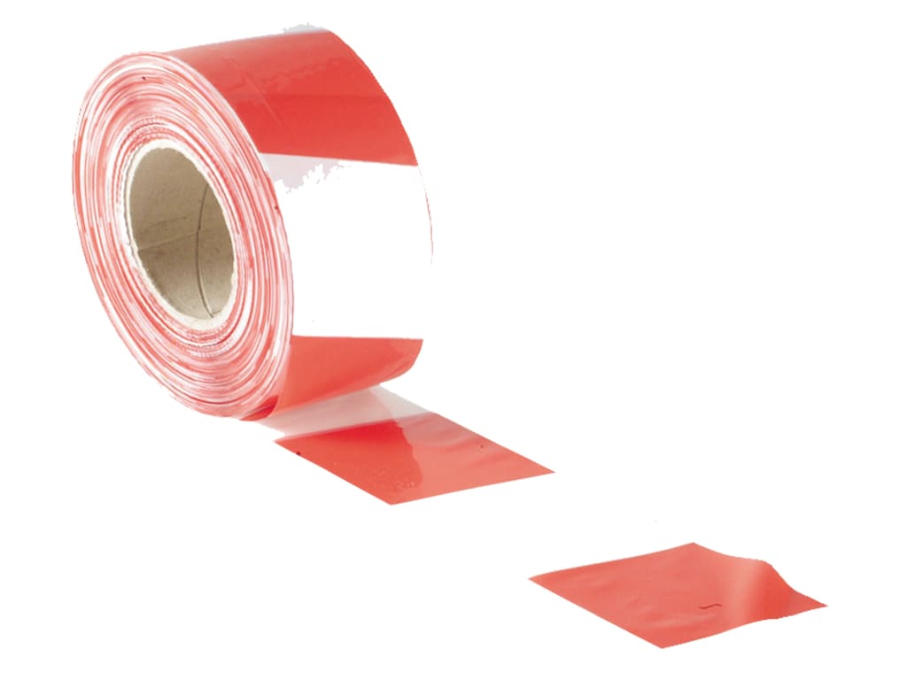 Barrier Tape 70mm x 500m Red & White                                            