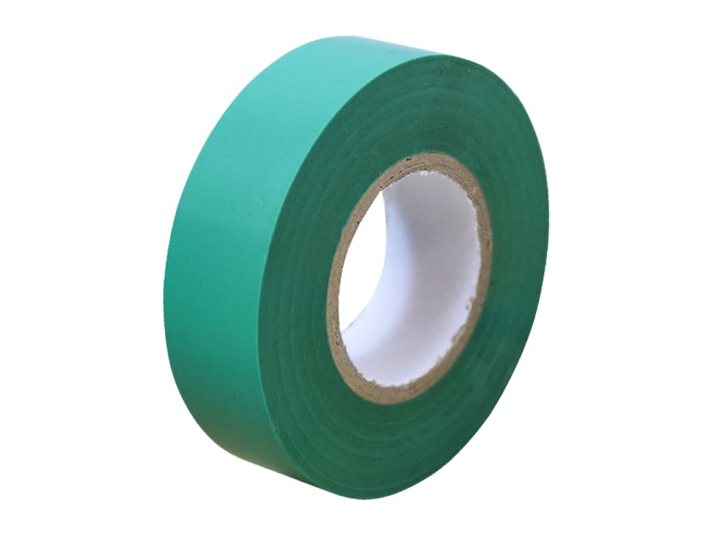 PVC Electrical Tape Green 19mm x 20m                                            