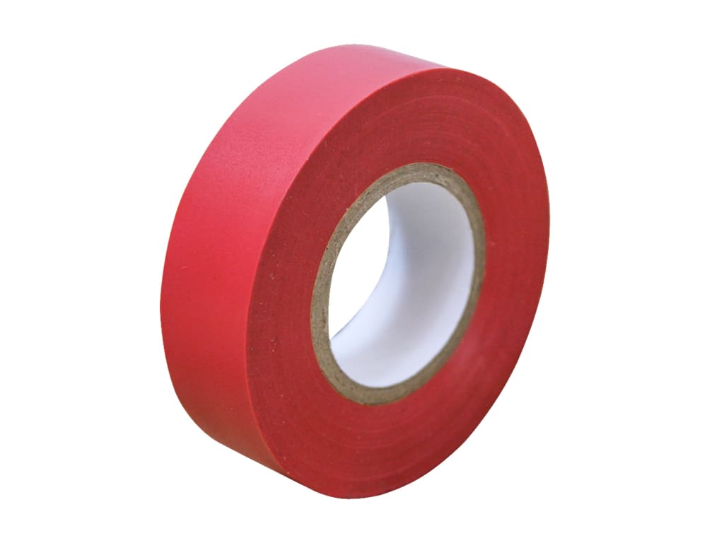 PVC Electrical Tape Red 19mm x 20m                                              