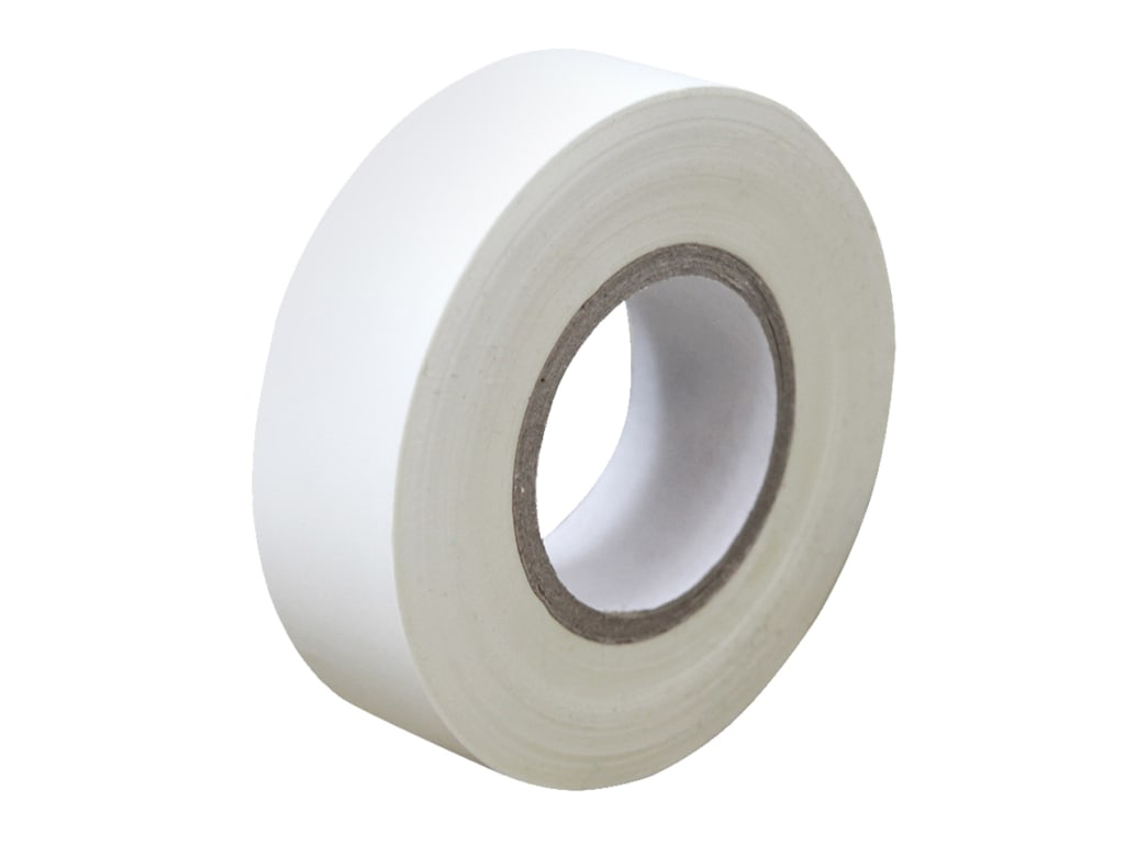 PVC Electrical Tape White 19mm x 20m                                            