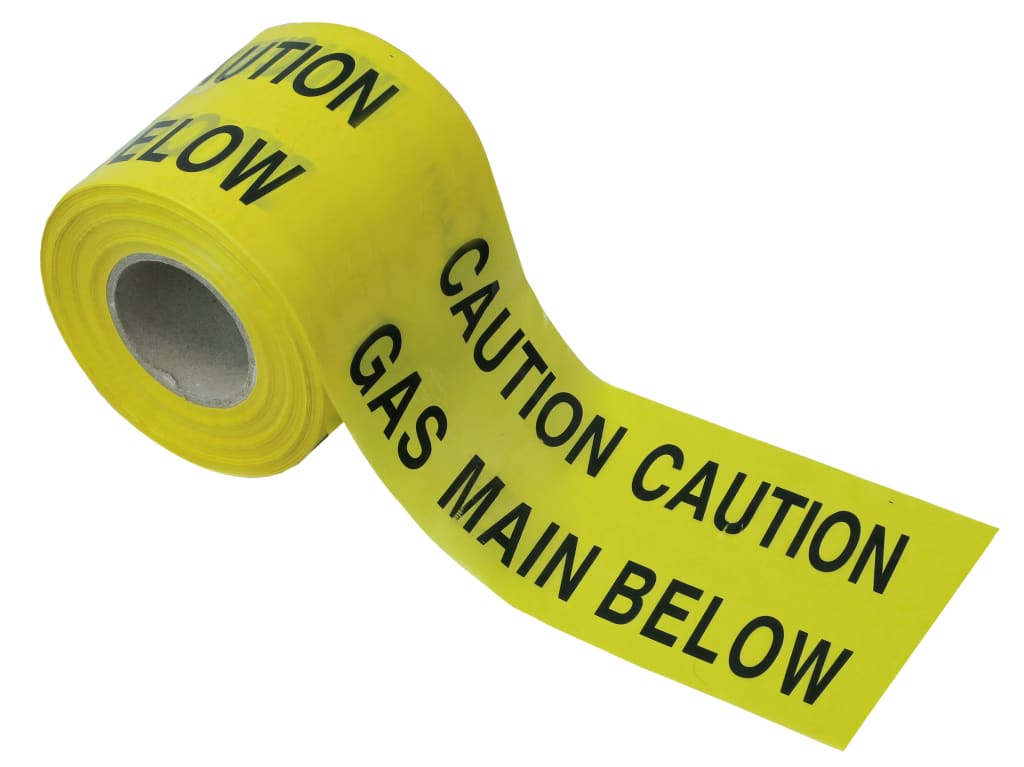Warning Tape 365m - Gas                                                         