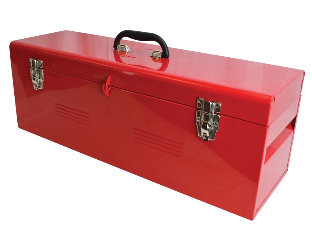 Metal Heavy-Duty Toolbox & Tote Tray 26in                                       