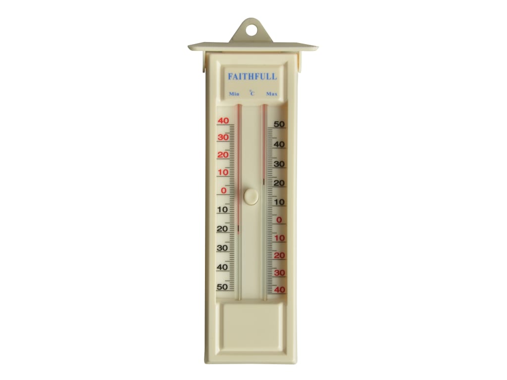 Thermometer Press Button Max-Min                                                