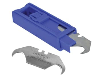 Heavy-Duty Hooked Trimming Knife Blades (Pack 10)                               