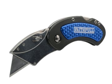Utility Folding Knife with Blade Lock                                           