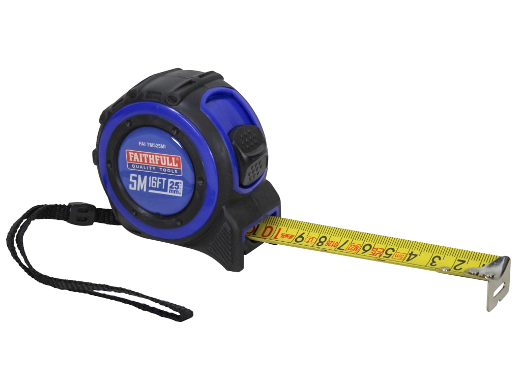 Trade Tape Measure 5m/16ft (Width 25mm)                                         