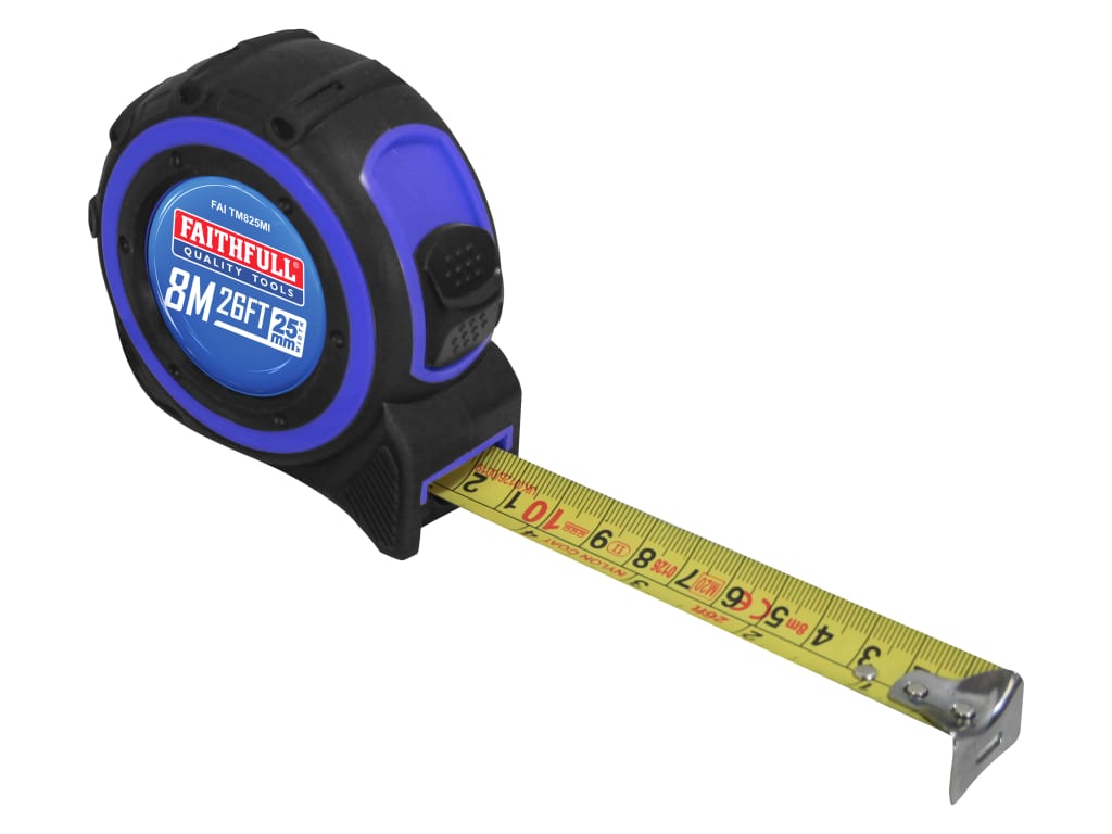 Trade Tape Measure 8m/26ft (Width 25mm)                                         