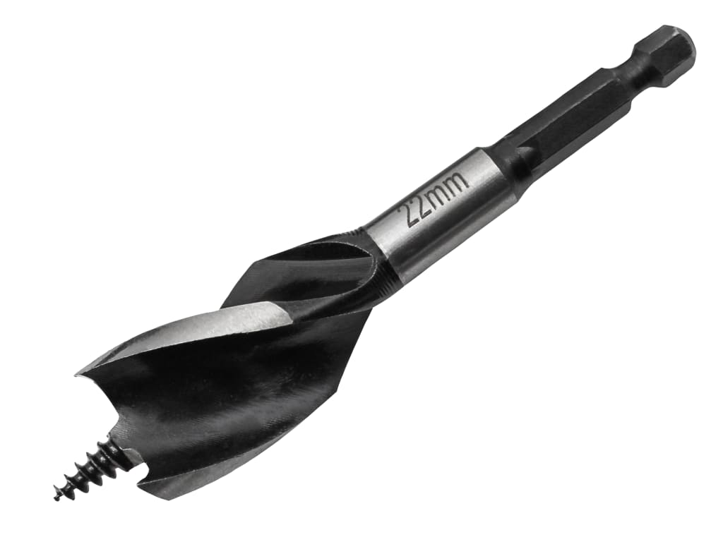 Tri-Point Speed Auger Bit 22mm Stubby                                           