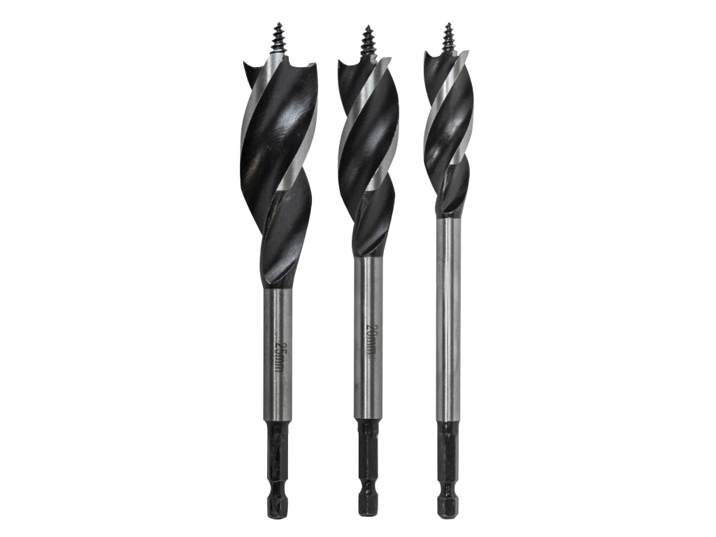 Tri-Point Speed Auger Bit Set, 3 Piece                                          
