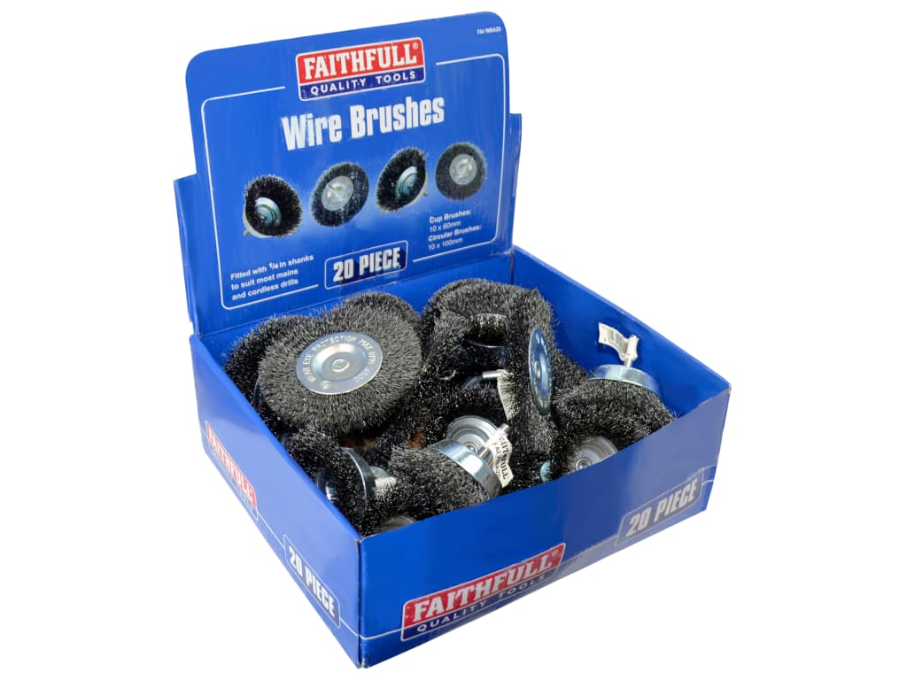 Wire Brush Assortment 20 Piece                                                  