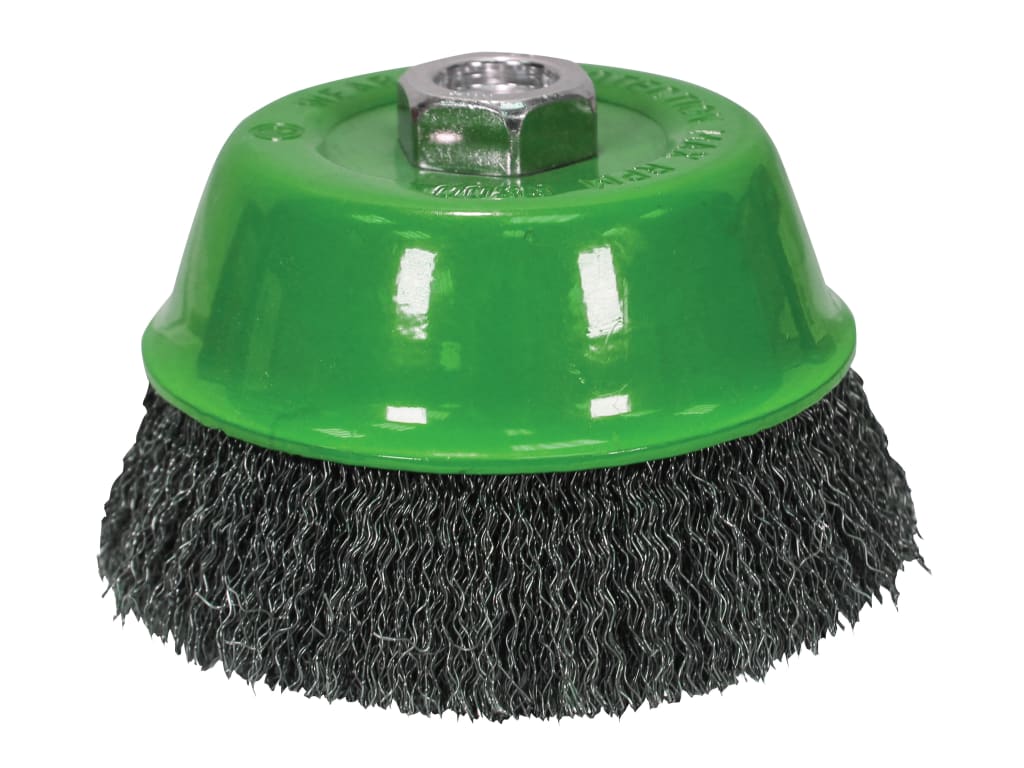 Wire Cup Brush 100mm M14x2, 0.30mm Stainless Steel Wire                         