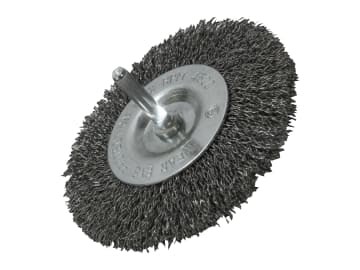 Wire Brush 100mm x 6mm Shank, 0.30 Wire                                         