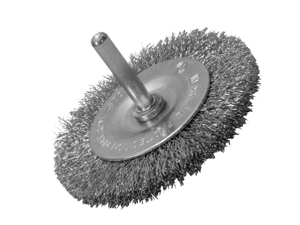 Wire Brush 75mm x 6mm Shank, 0.30 Wire                                          