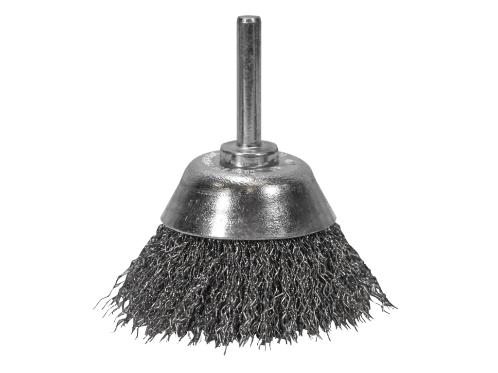 Wire Cup Brush 75mm x 6mm Shank, 0.30mm Wire                                    