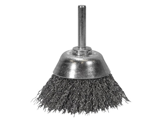 Wire Cup Brush 75mm x 6mm Shank, 0.30mm Wire                                    