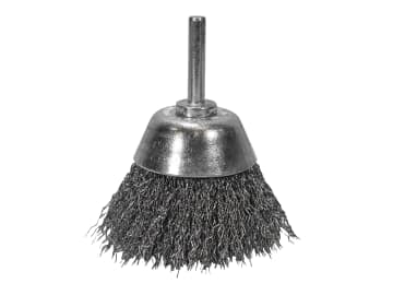 Wire Brush Shaft Mounted 70mm x 25mm, 0.30mm Wire                               