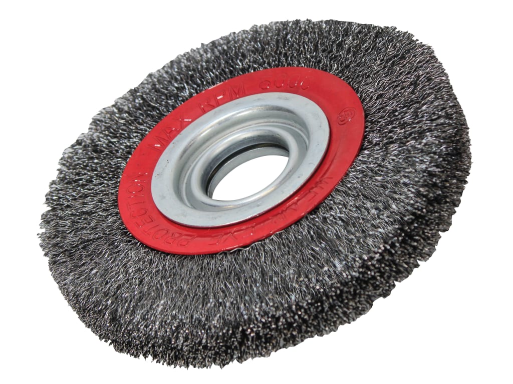 Wire Wheel 150 x 23mm, 32mm Bore, 0.30mm Wire                                   