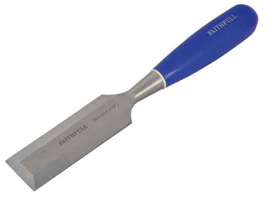 Bevel Edge Chisel Blue Grip 38mm (1.1/2in)                                      