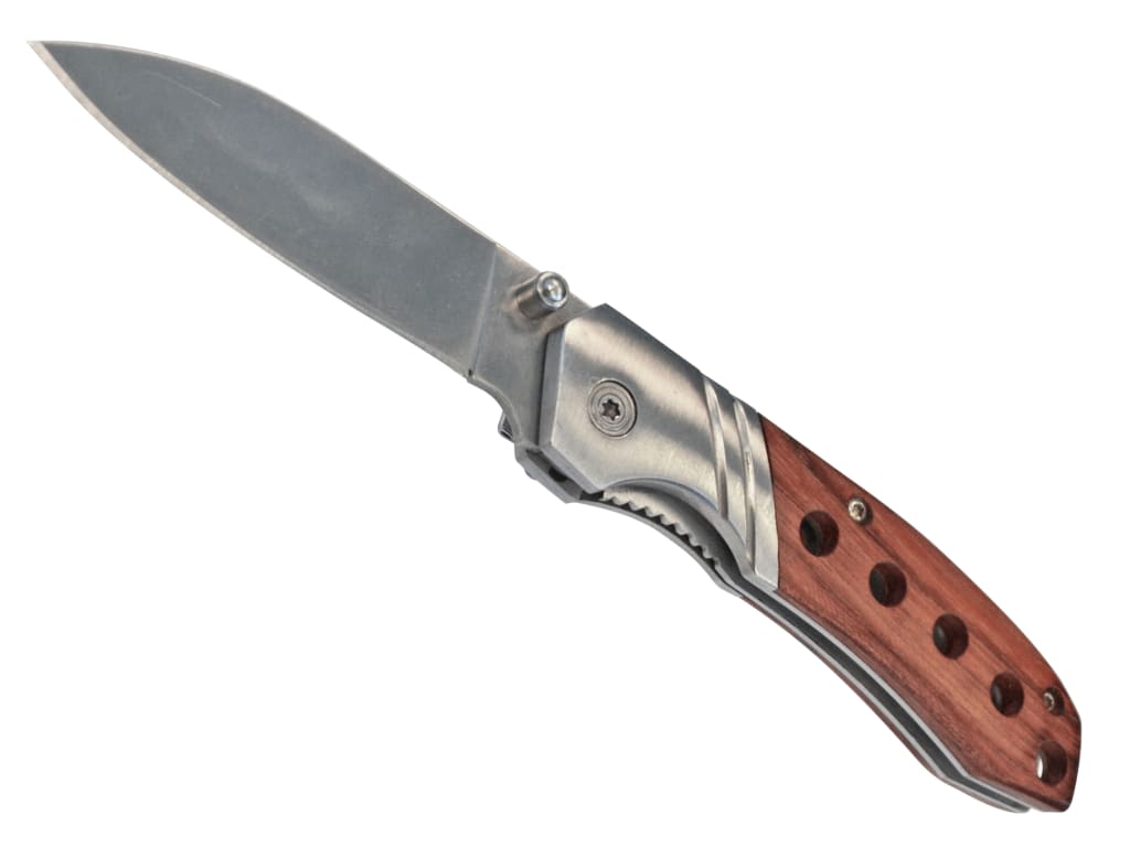 Single Stainless Steel Blade Knife 63mm                                         