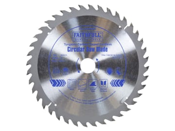 TCT Cordless Trimsaw Blade 165 x 20mm x 40T POS                                 
