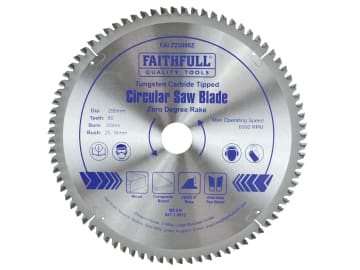 TCT Circular Saw Blade Zero Degree 250 x 30mm x 80T                             