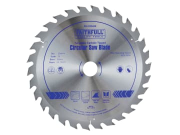 TCT Circular Saw Blade 254 x 30mm x 30T POS                                     