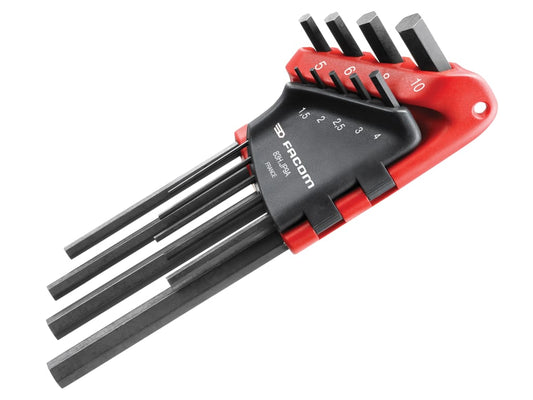 83H.JP9A Metric Hexagon Key Long Arm Set, 9 Piece                               