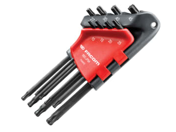 Long Metric Head TORX Hex Key Set of 8 (TX10-TX45)                              