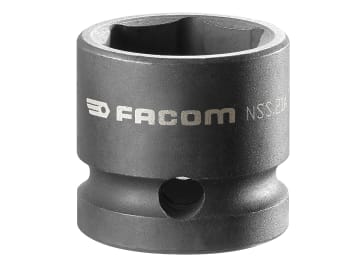 6-Point Stubby Impact Socket 1/2in Drive 21mm                                   