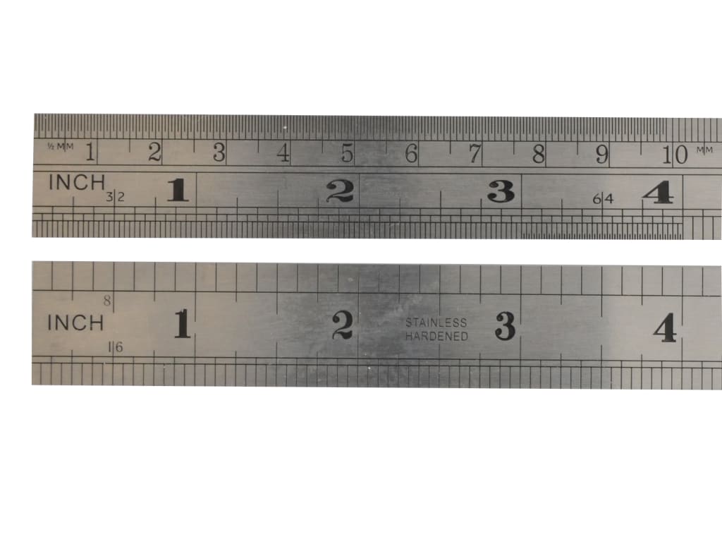F124ME Steel Rule 600mm / 24in                                                  