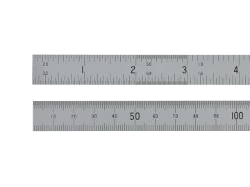 Satin Chrome Rule 150mm/6in                                                     