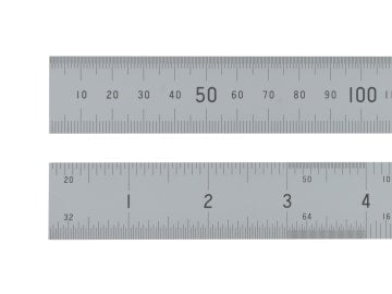 Satin Chrome Rule 300mm/12in                                                    