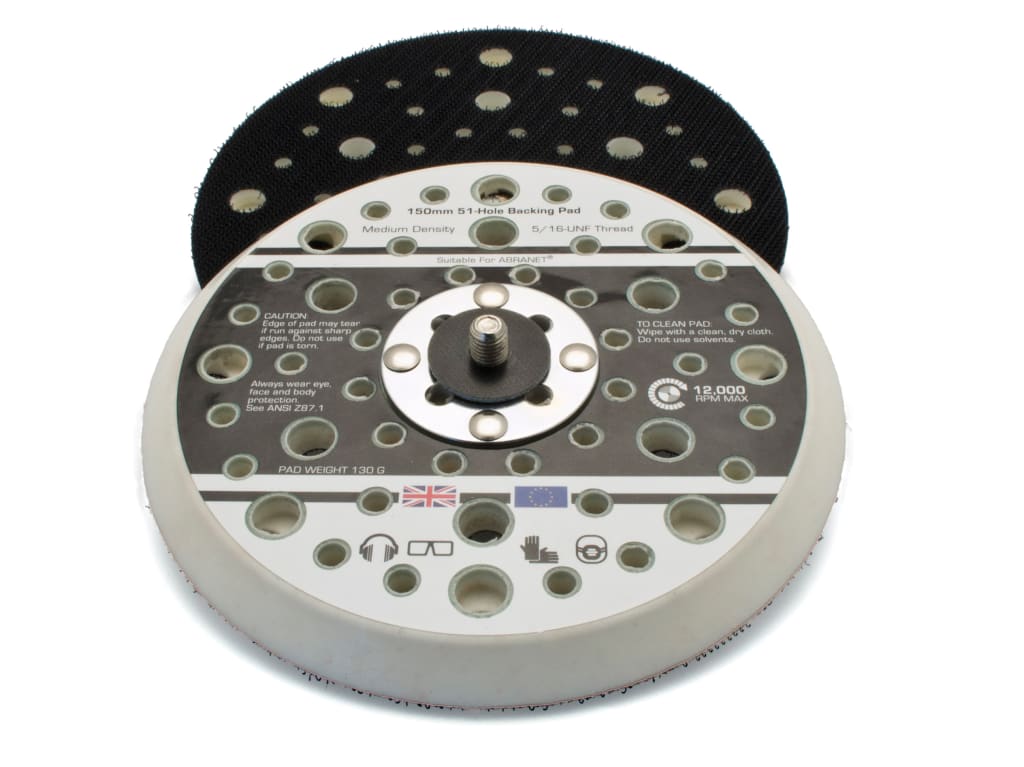 Dual Action Sander Pad 150mm GRIP® 5/16 UNF                                     