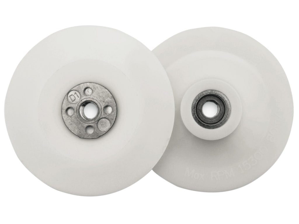 Angle Grinder Pad White 100mm (4in) M10 x 1.25                                  