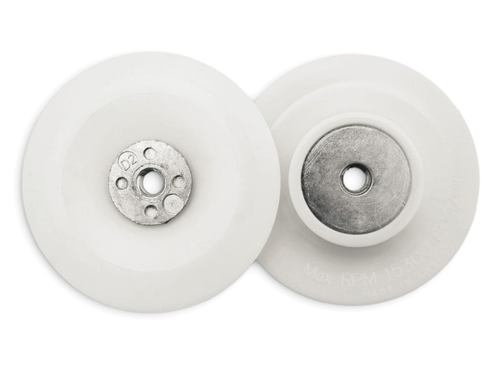 Angle Grinder Pad White 100mm (4in) M10 x 1.50                                  