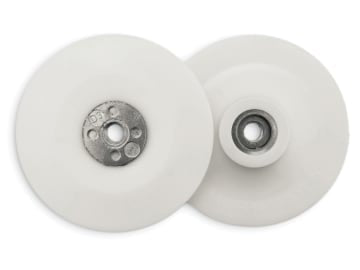 Angle Grinder Pad White 100mm (4in) 3/8 x 24 UNF                                
