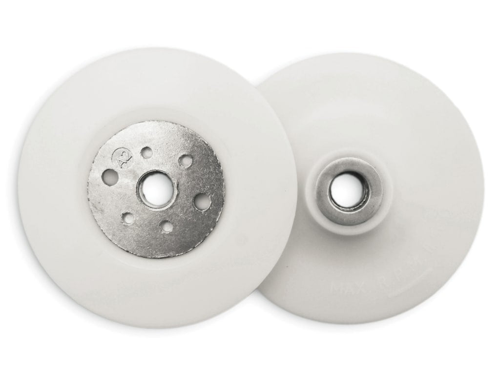 Angle Grinder Pad White 115mm (4.5in) M14                                       