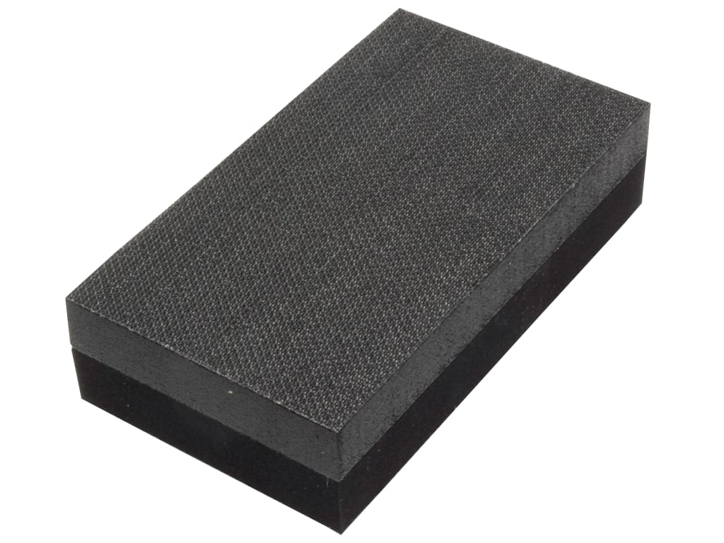 Hand Sanding Block Double Sided Medium/Hard 70 x 125mm                          