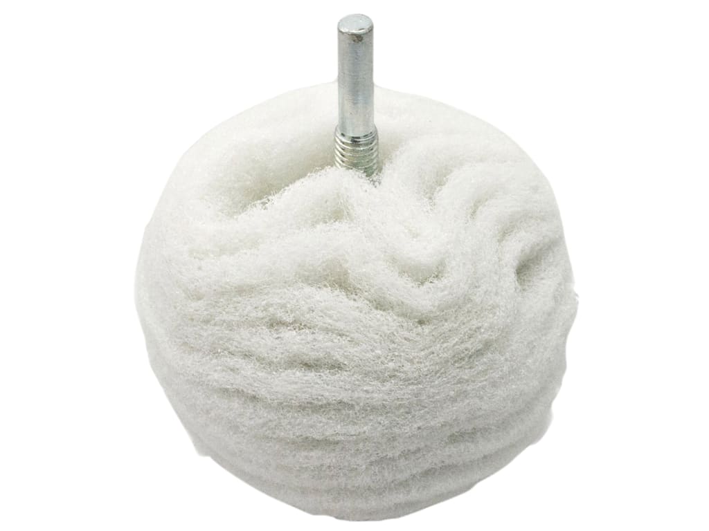Scruff Ball 75mm / 3in White Non-Scratch                                        