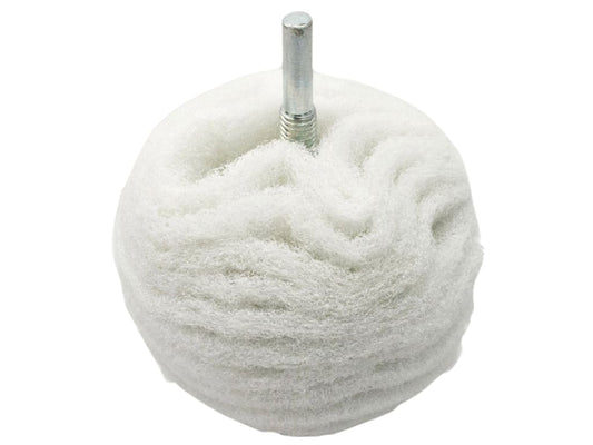 Scruff Ball 75mm / 3in White Non-Scratch                                        