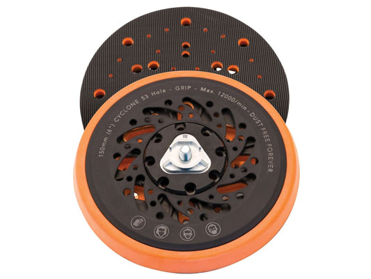Cyclone™ Backing Pad Medium 53 Hole 150mm                                       