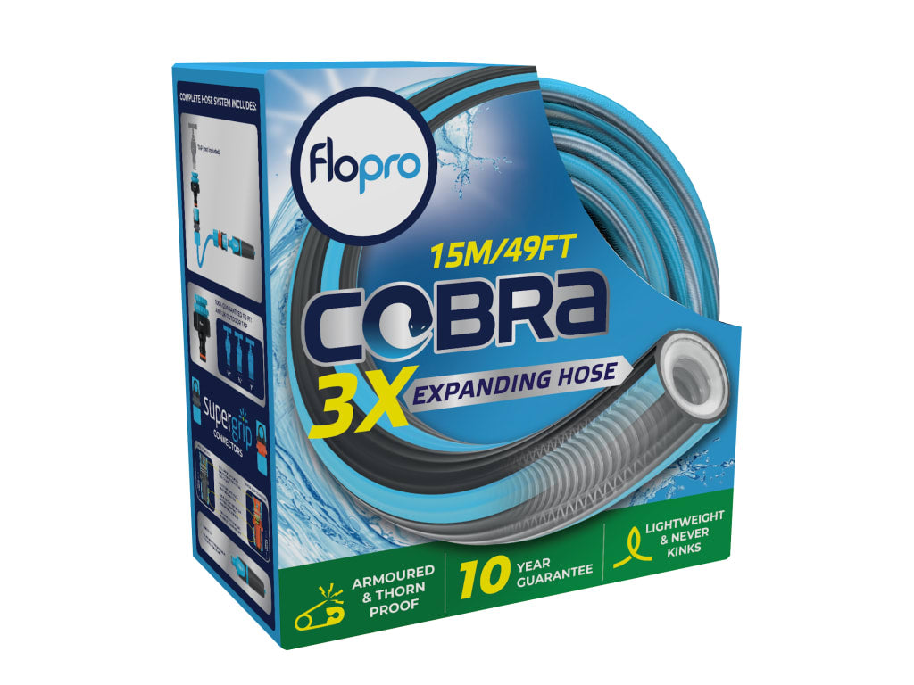 Cobra Expanding Hose Set 15m                                                    