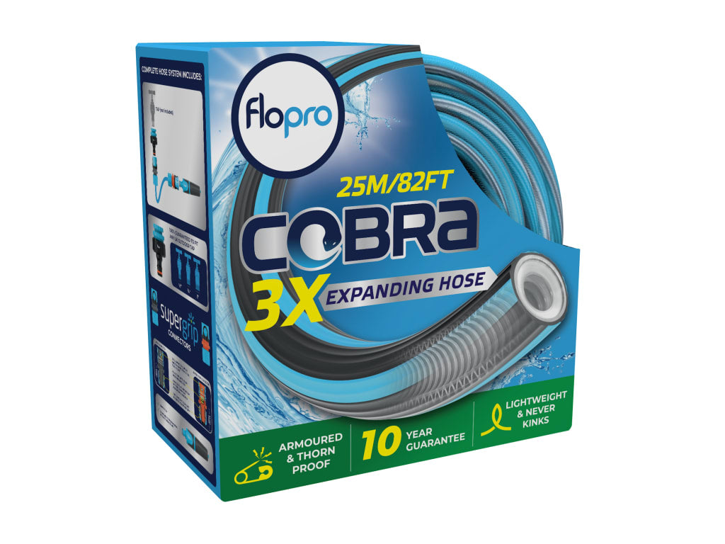 Cobra Expanding Hose Set 25m                                                    