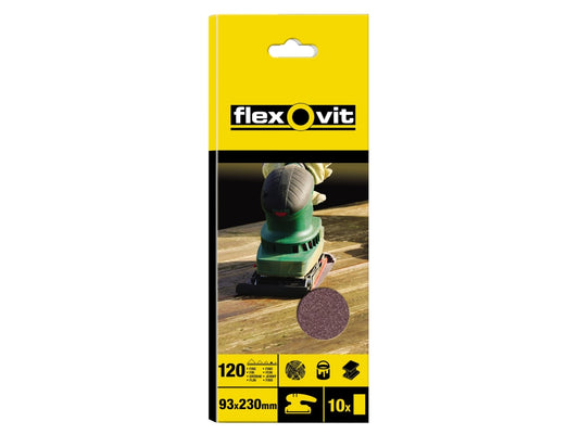 1/3 Sanding Sheets Plain Fine 120 Grit (Pack 10)                                