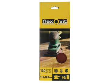 1/2 Sanding Sheets Orbital Plain Coarse 50 Grit (Pack 10)                       