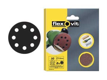 Hook & Loop Sanding Disc 125mm Coarse 50G (Pack 6)                              